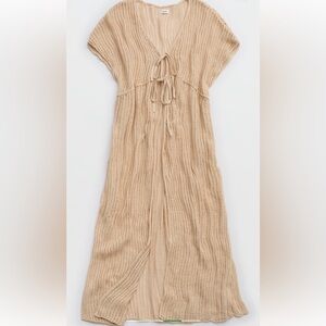 Aerie Crochet Maxi Cape Sz XS/S